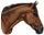 Rank 2: Bay: "Bay rank icon for users with fewer than 250 forum posts on My Horsez."