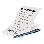 Image showing the Employment Agency in Ridechapel – "The Employment Agency in Ridechapel, where players can take on various goals and earn rewards by completing tasks for their horses and ranch."