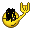 rock emoticon