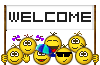 welcome emoticon
