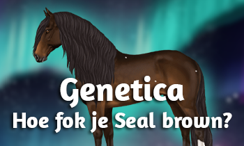 Genetica bij paarden #9A: Hoe fok je de vachtkleur Seal Brown?