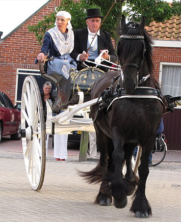 Ringsteken in Lioessens met originele Friese Sjees.