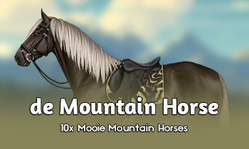 10x Mooie Mountain Horses
